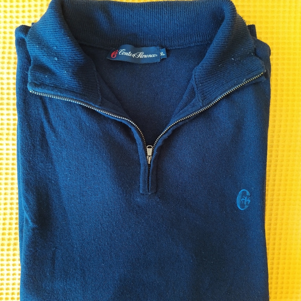 CONTE OF FLORENCE men's Wool & Cashmere sweater